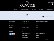 Tablet Screenshot of jouvange.com